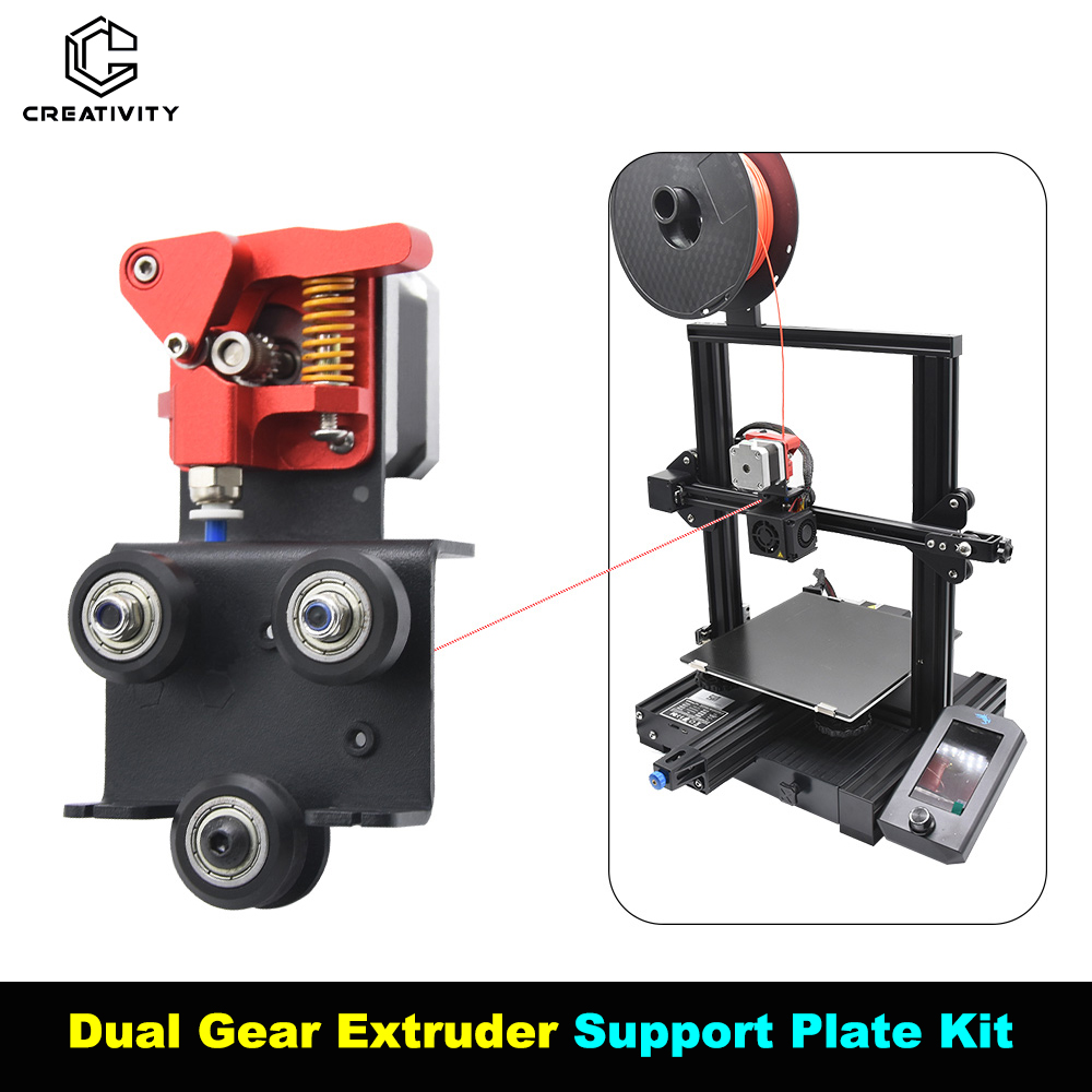 Printer Stand - Upgrade Kit pelat dukungan ekstruder gigi