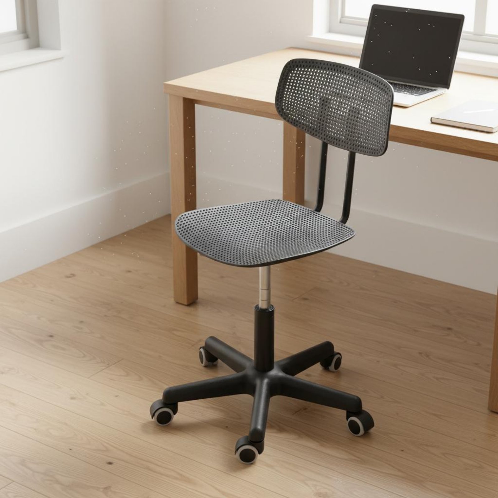 Office Chair - Kursi Meja Beroda yang Dapat Disesuaikan,