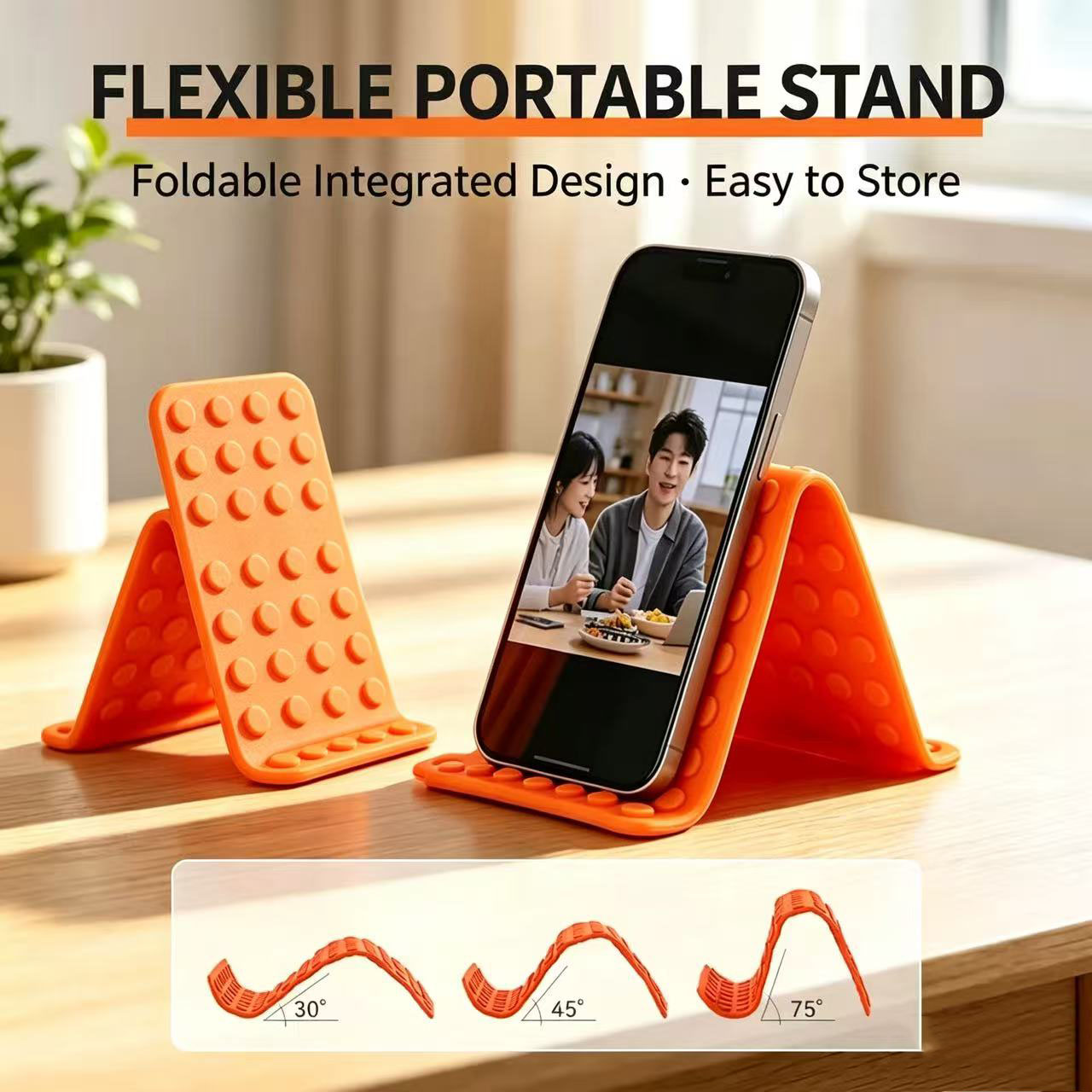 Standing Desk - Penyangga Ponsel Universal Portabel, Sudut Dapat