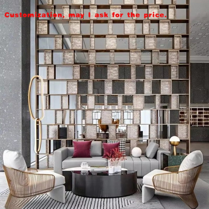 Partition Screen Divider - Partisi Pembatas Ruangan Modern dari Baja