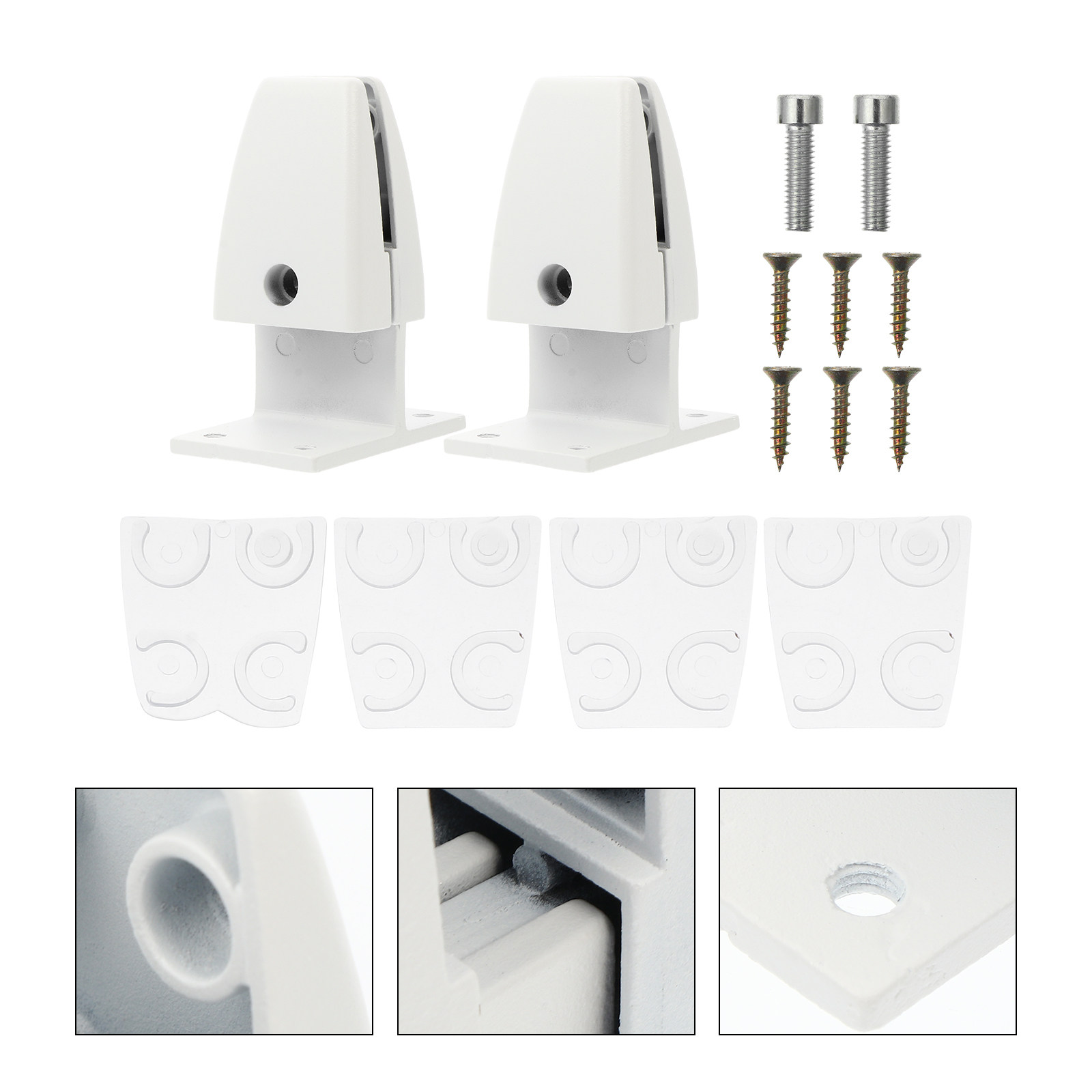 Partition Screen Divider - 2 buah Penjepit Pembatas Meja Kantor,