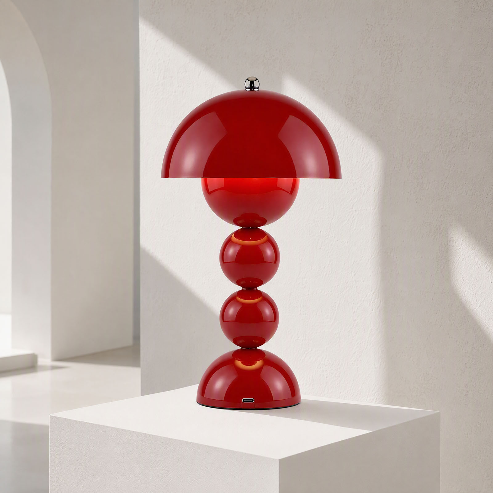 Desk Lamp - Lampu Meja Jamur Vintage, Lampu LED