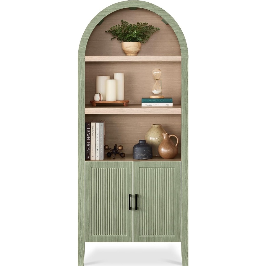 Bookshelf - Lemari Pantry Berbentuk Lengkung Tinggi 72