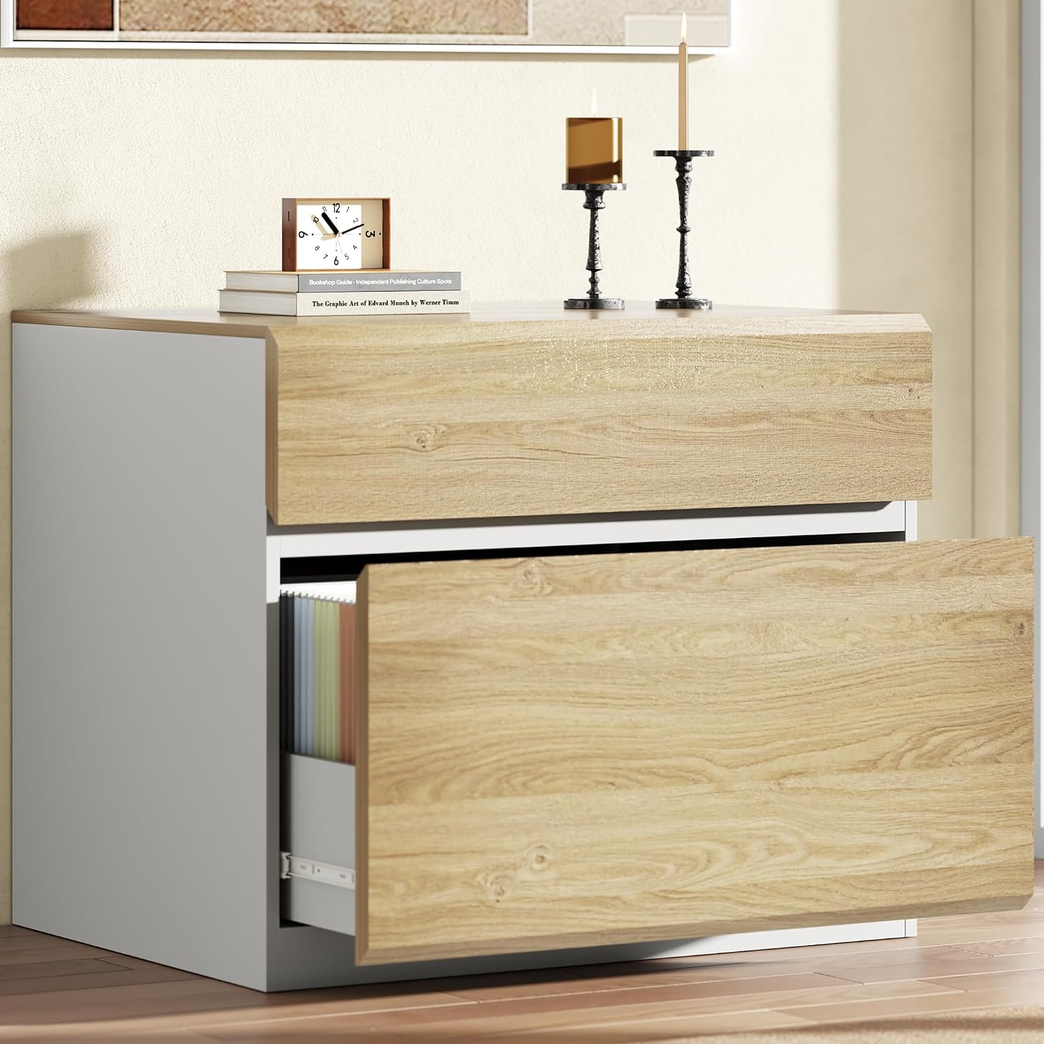 Printer Stand - Lemari Arsip Lateral 2 Laci untuk