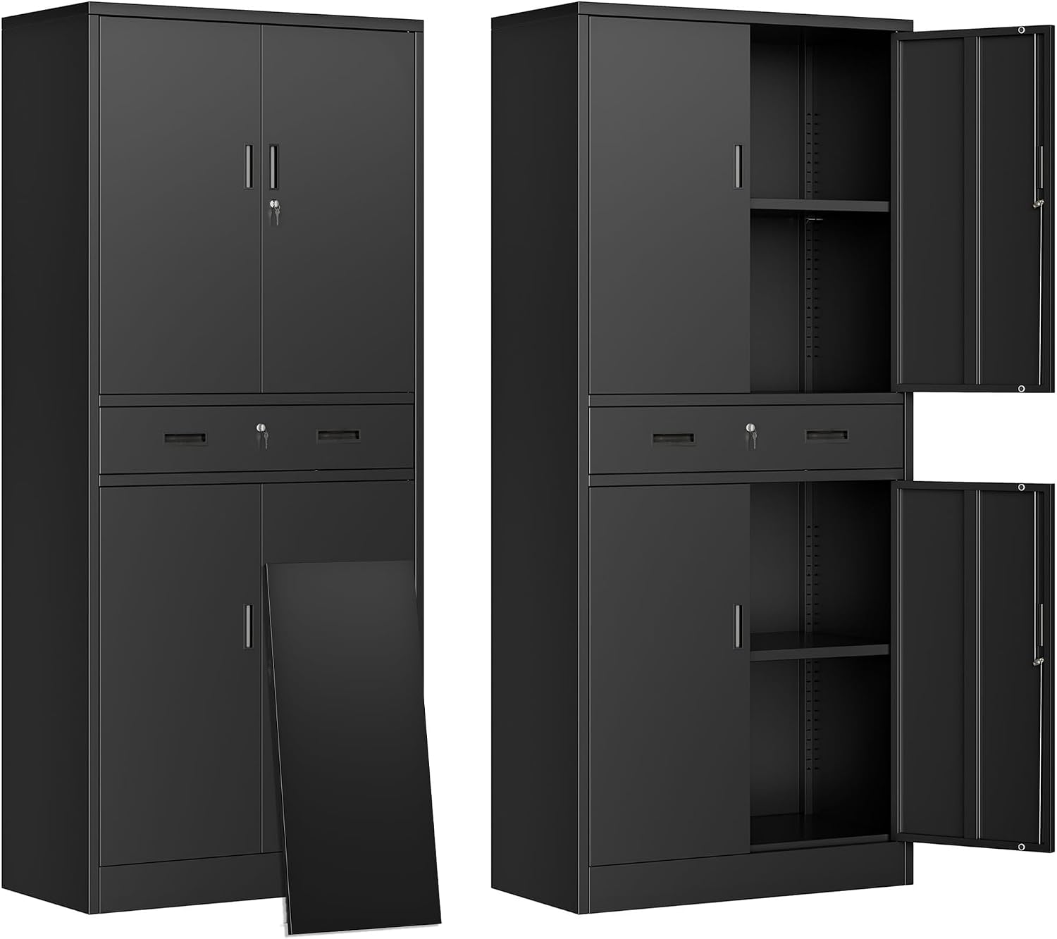 File Cabinet - Lemari Penyimpanan Logam Tinggi Dengan Laci,
