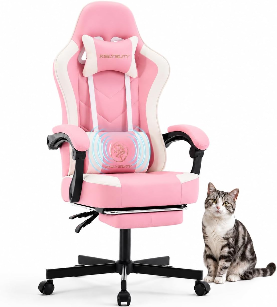 Office Chair Cushion - Kursi Gaming Ergonomis dengan Sandaran Tinggi,