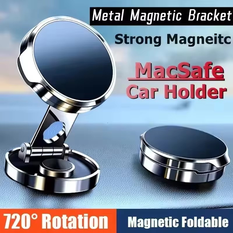 Mobile Pedestal Cabinet - Penyangga Ponsel Magnetik Lipat Bulat untuk