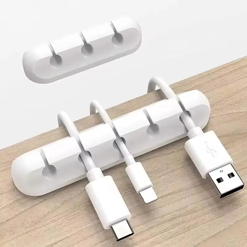 Desk Organizer - Organizer Kabel USB Silikon, Penggulung Kabel