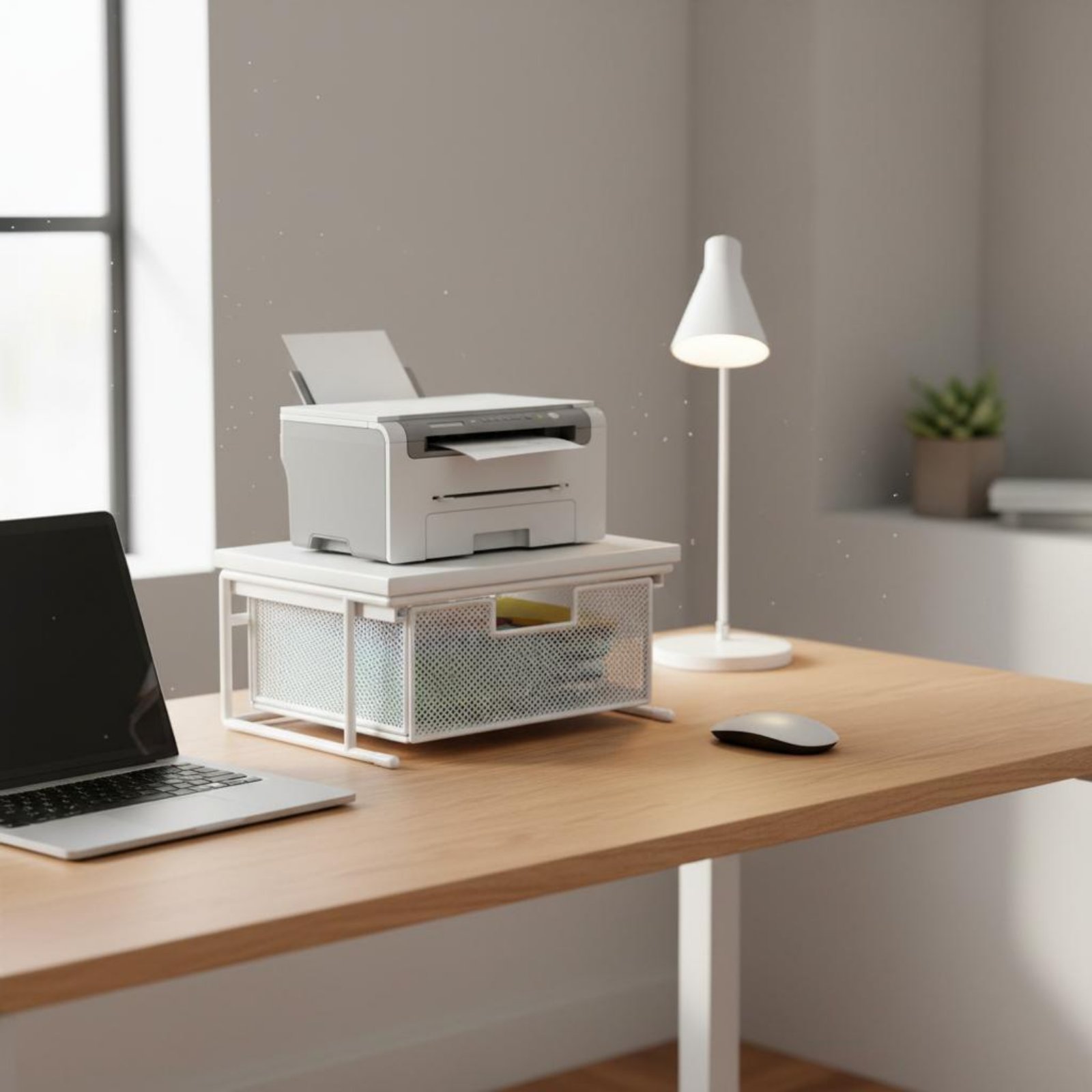 Printer Stand - Rak Printer dengan Laci Rak Printer