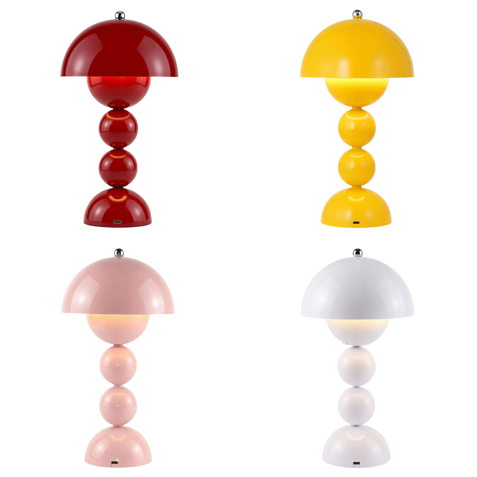 Desk Lamp - Lampu Meja Jamur Vintage, Lampu LED
