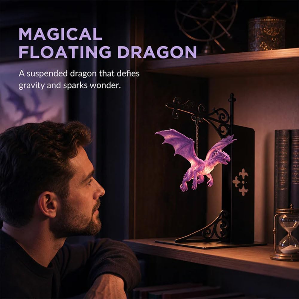 Lampu Rak Buku Naga Mengambang - Bookshelf ulasan dan harga