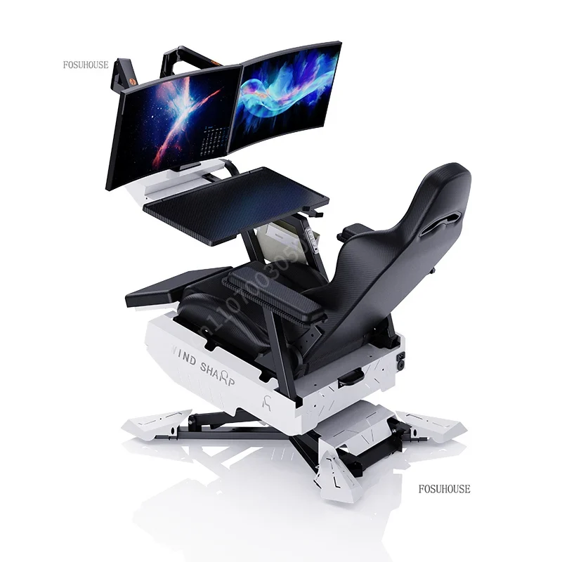Kokpit Stasiun Gaming yang Dap - Monitor Stand ulasan dan harga