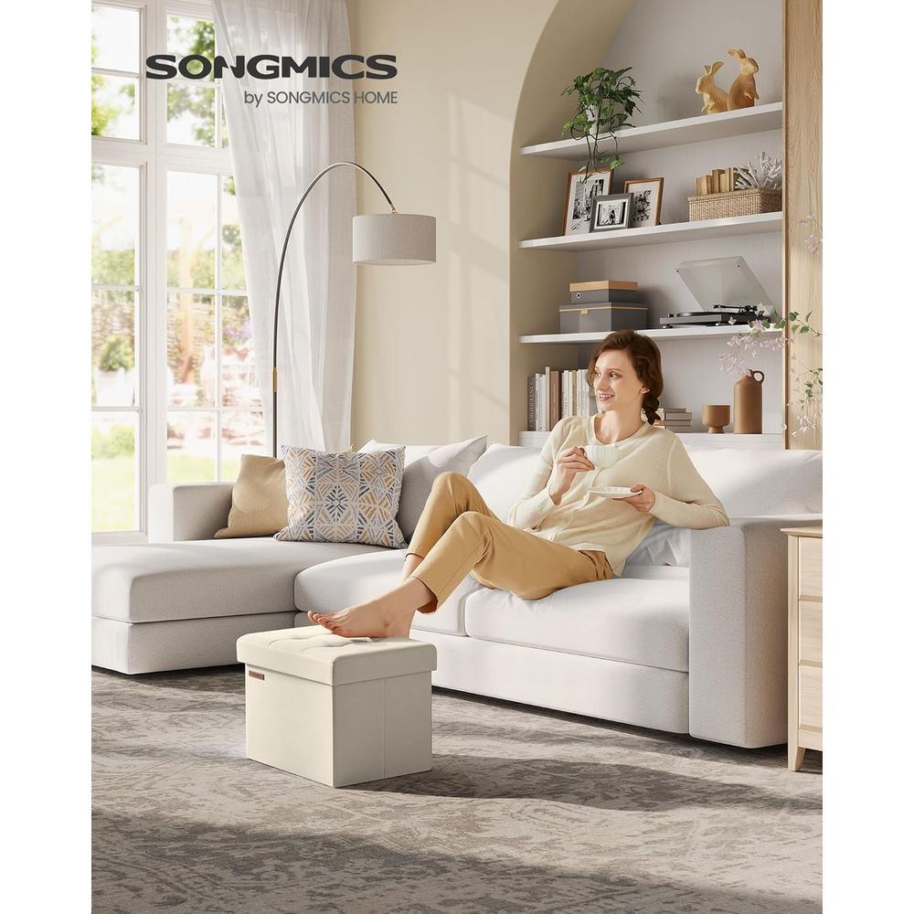 Ottoman Penyimpanan Ringkas, B - Office Stool ulasan dan harga
