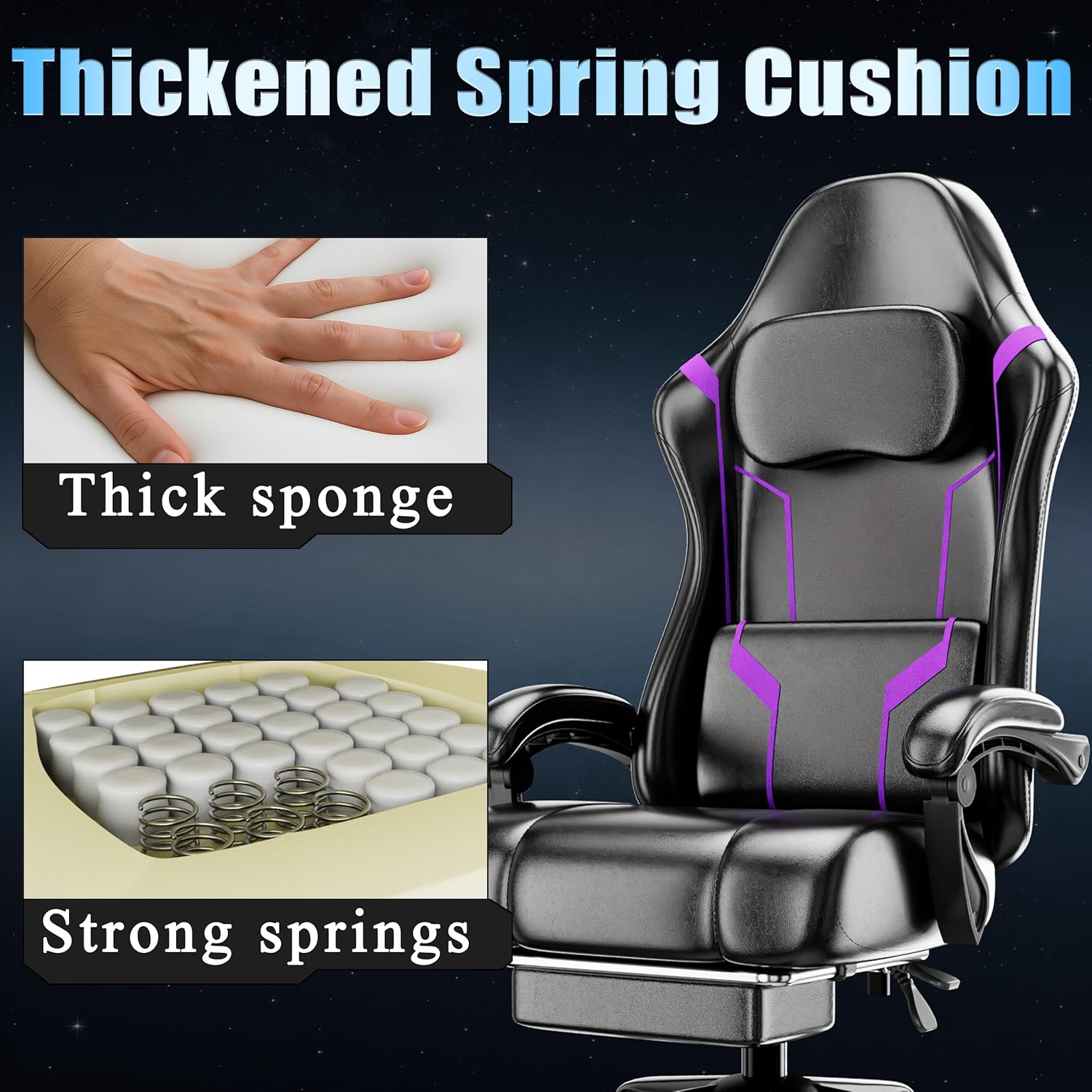 Kursi Gaming Ergonomis dengan  - Office Chair Cushion ulasan dan harga