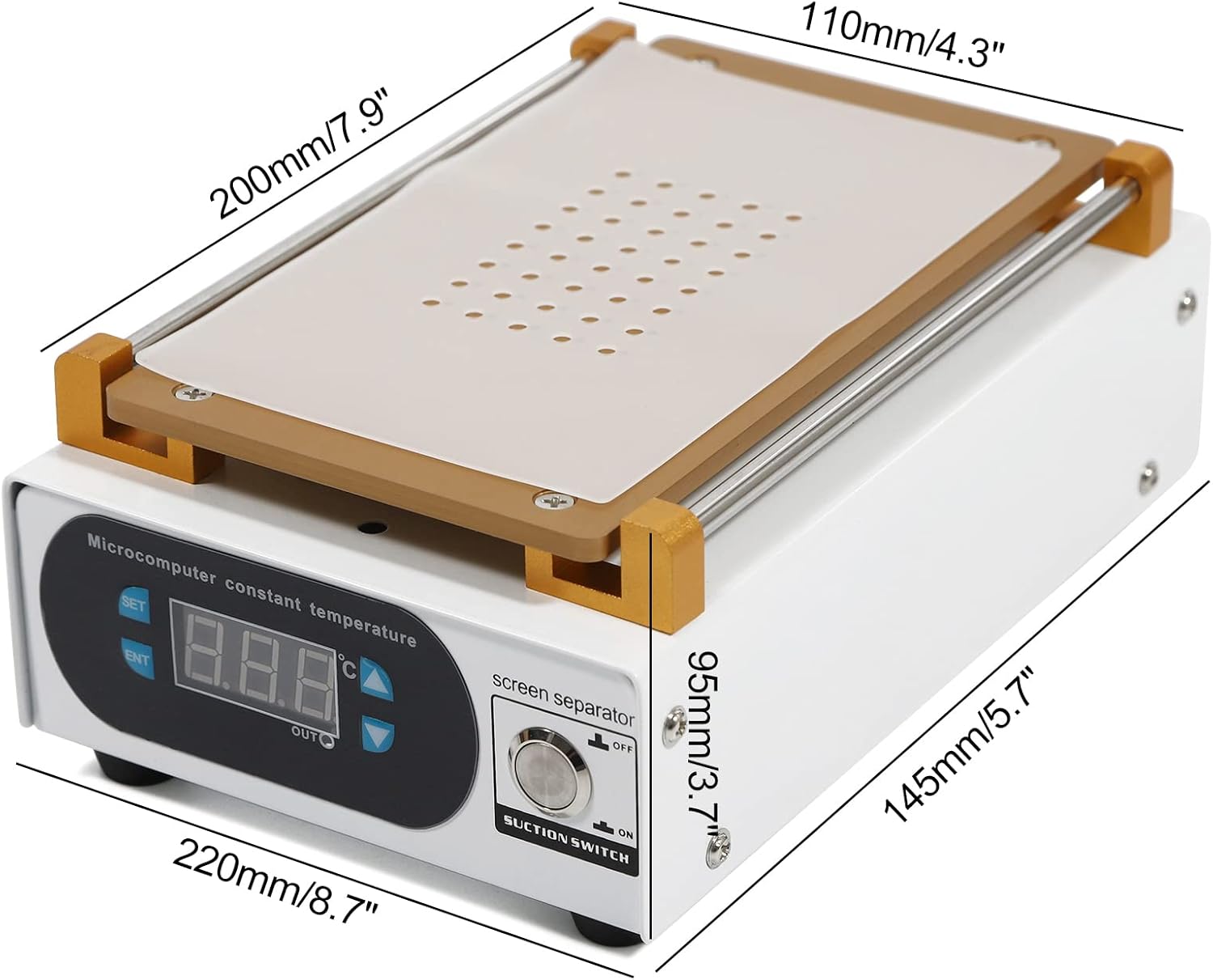 Mesin pemisah layar LCD 7 inci - Partition Screen Divider ulasan dan harga