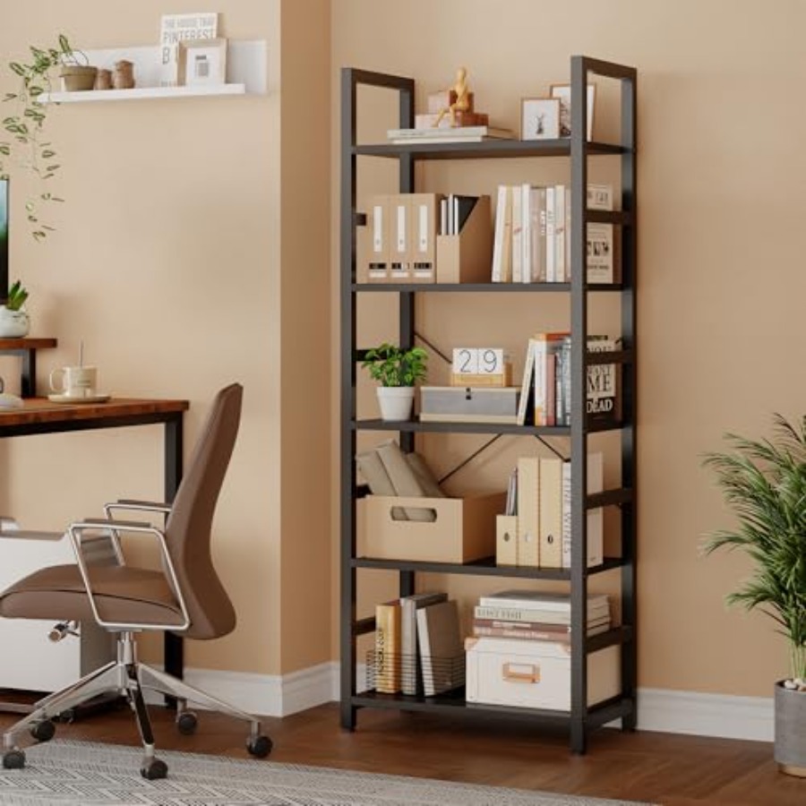 Rak Buku 5 Tingkat, Rak Buku T - Bookshelf ulasan dan harga