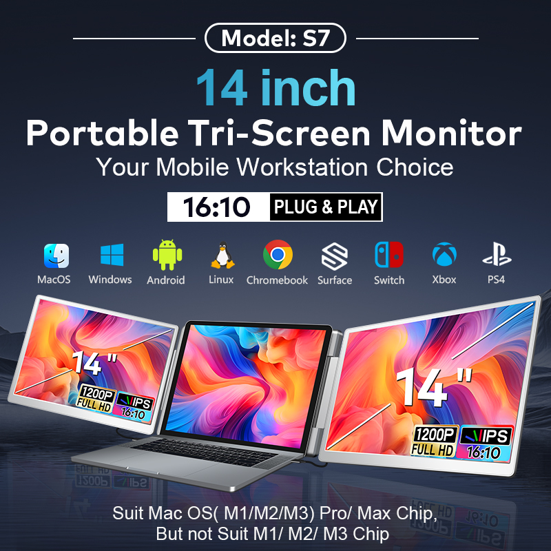 Monitor LCD Portabel Layar Gan - Monitor Stand ulasan dan harga