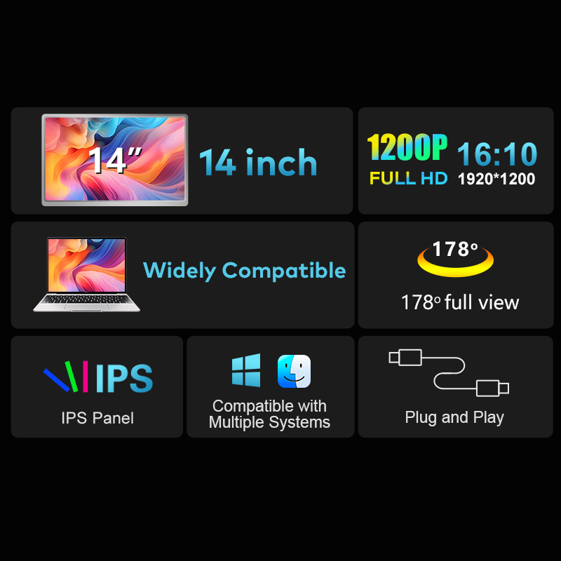 Monitor LCD Portabel Layar Gan - Monitor Stand ulasan dan harga