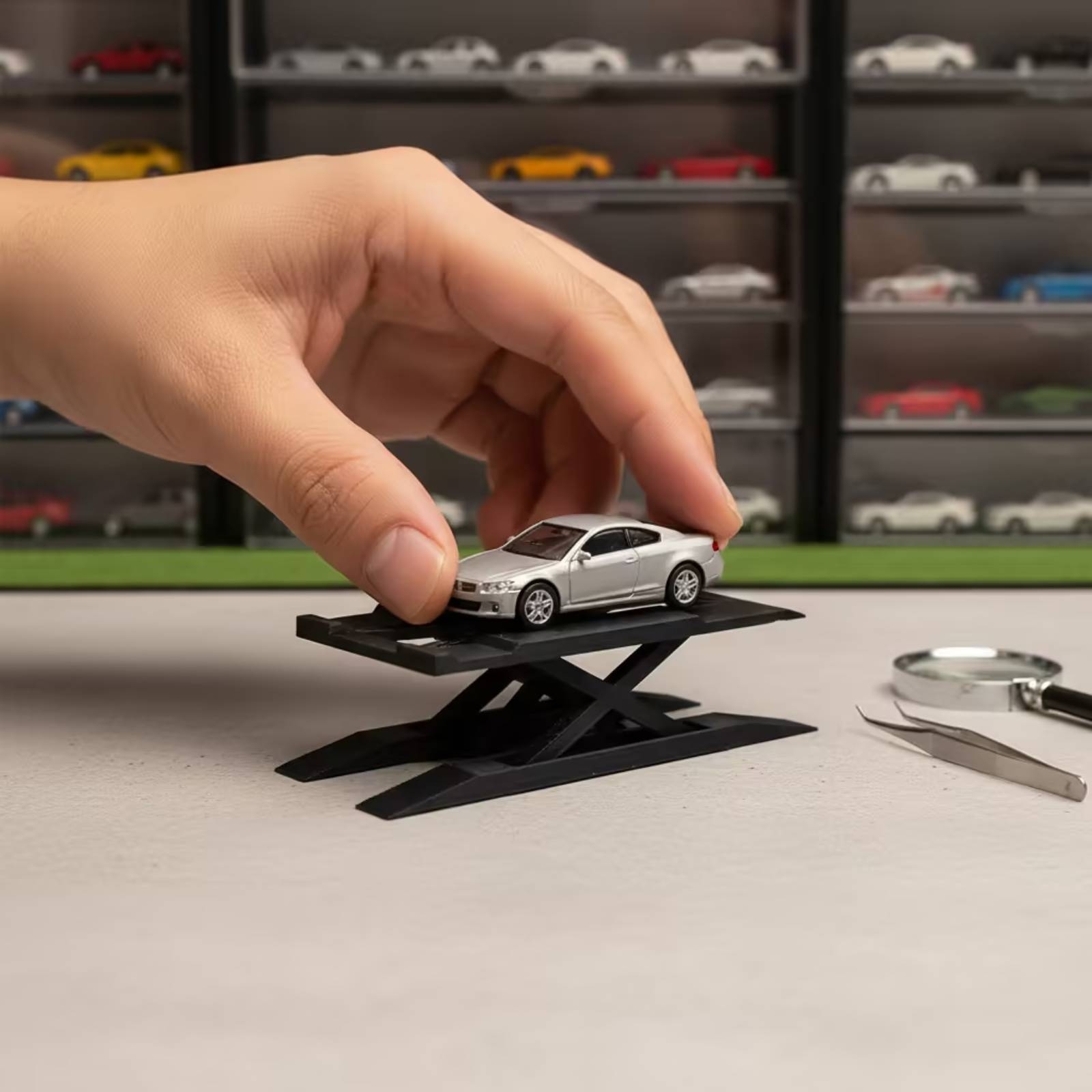 Rak Pajangan Mobil Model Dua T - Standing Desk ulasan dan harga