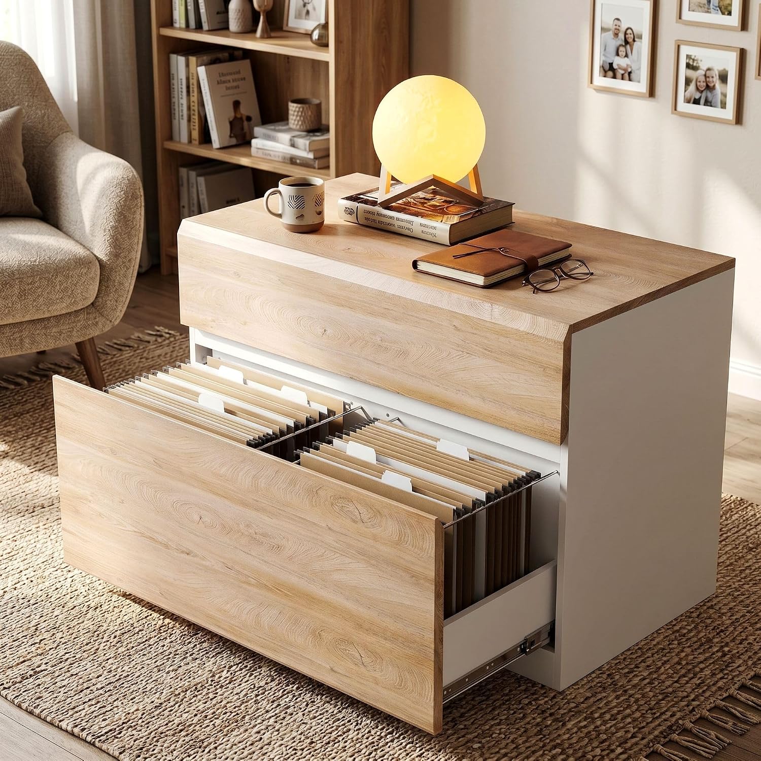 Lemari Arsip Lateral 2 Laci un - Printer Stand ulasan dan harga