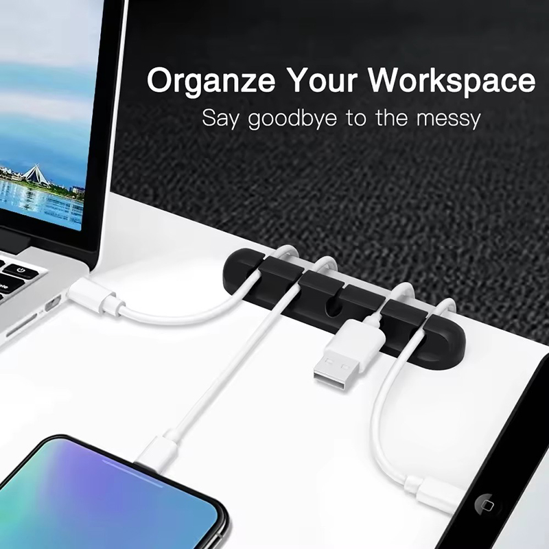 Penjepit Kabel USB Silikon, Pe - Desk Organizer ulasan dan harga