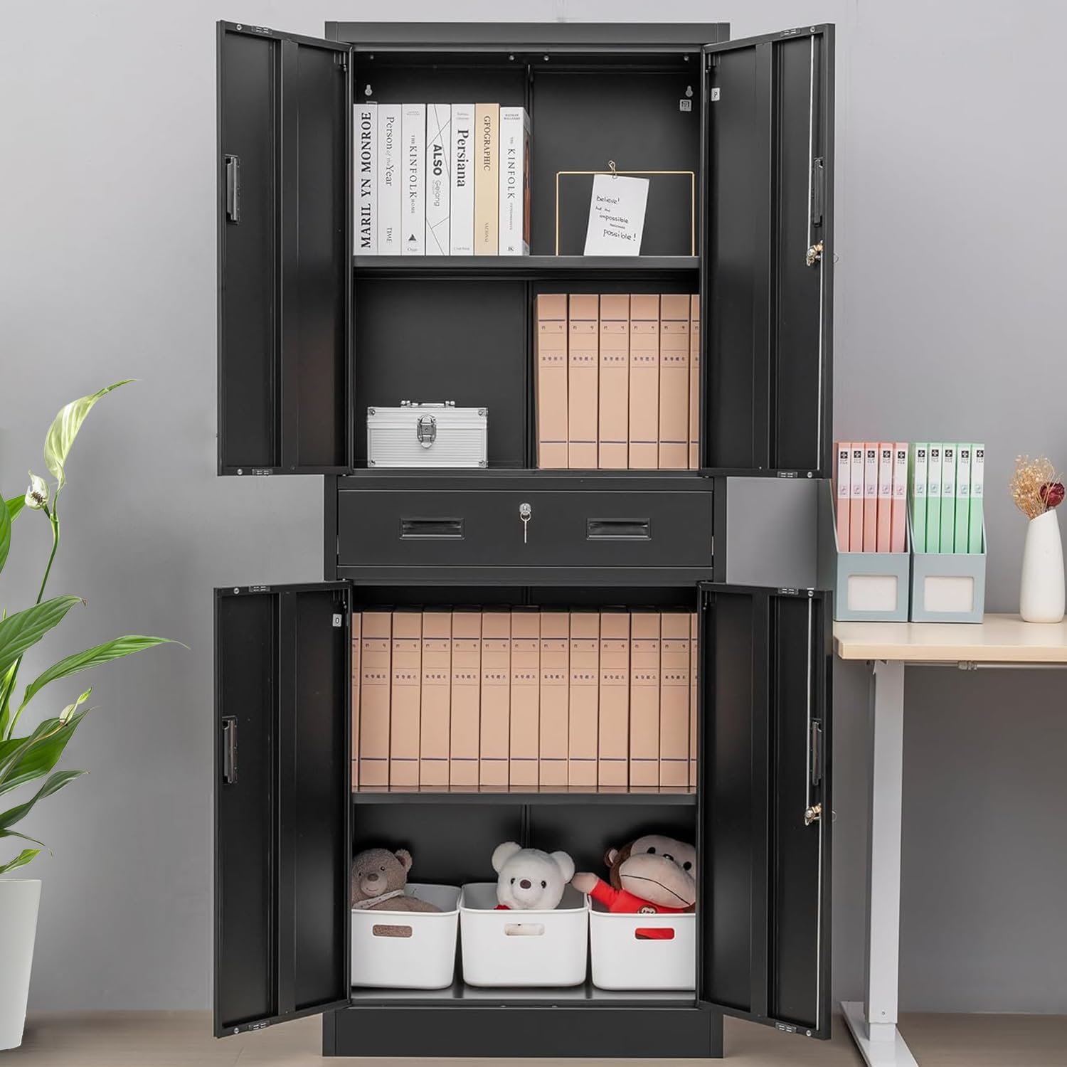 Lemari Penyimpanan Logam Tingg - File Cabinet ulasan dan harga