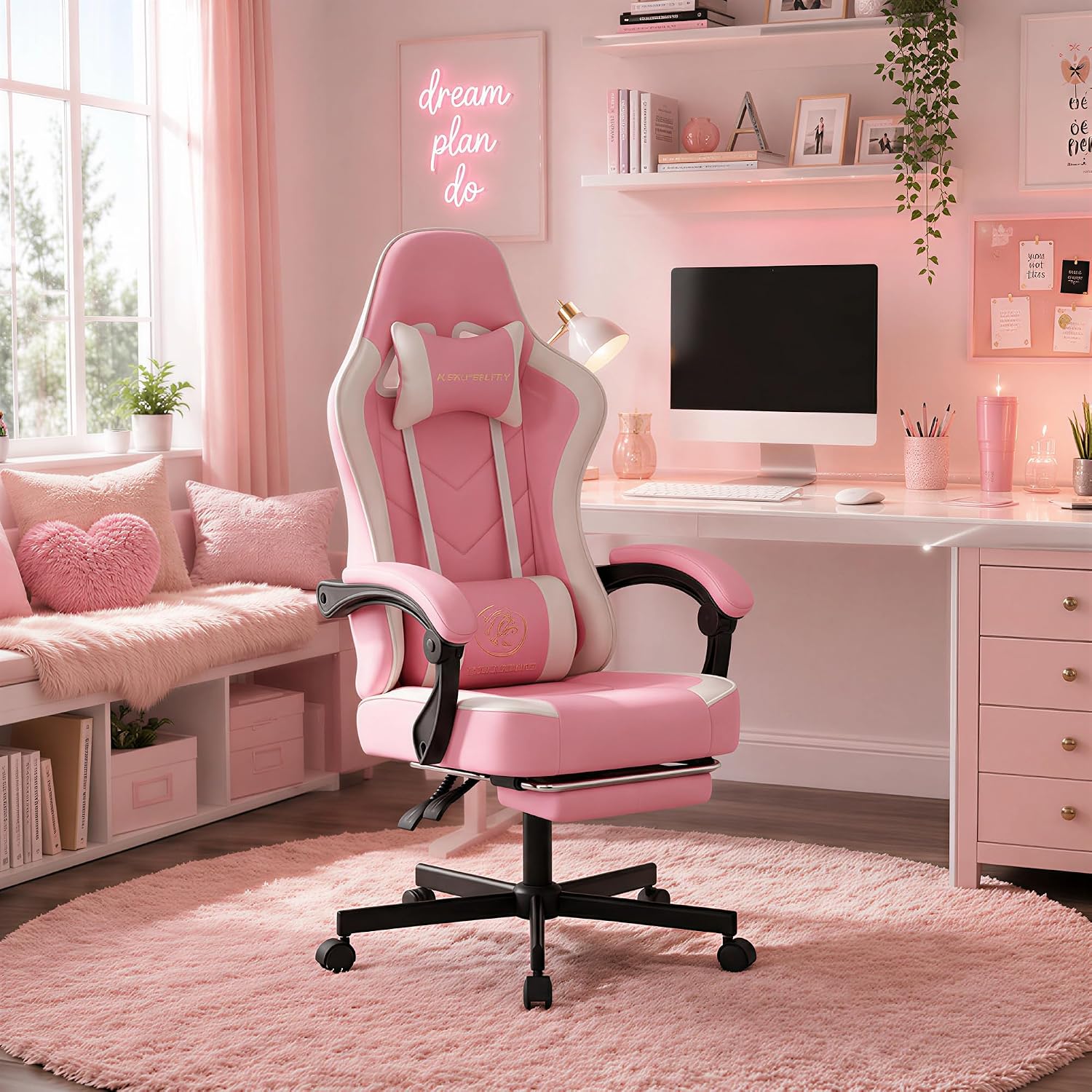 Kursi Gaming Ergonomis dengan  - Office Chair Cushion ulasan dan harga
