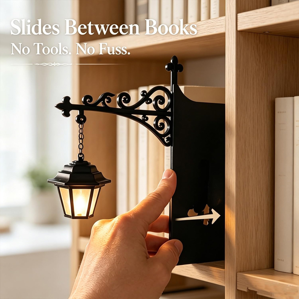 Lampu Hias Rak Buku Gaya Retro - Bookshelf ulasan dan harga