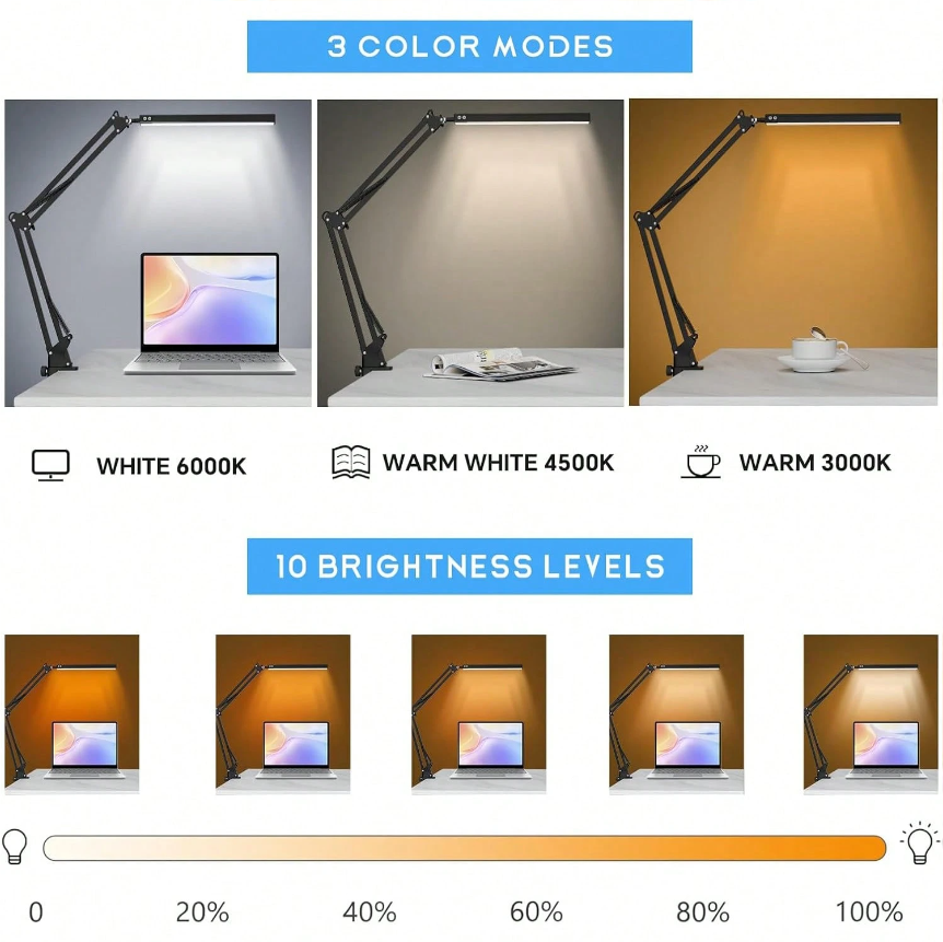 Lampu Meja LED untuk Rumah, Me - Desk Lamp ulasan dan harga