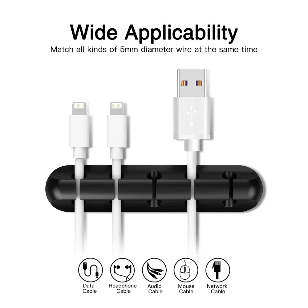 Penyusun Kabel USB Silikon, Pe - Desk Organizer ulasan dan harga