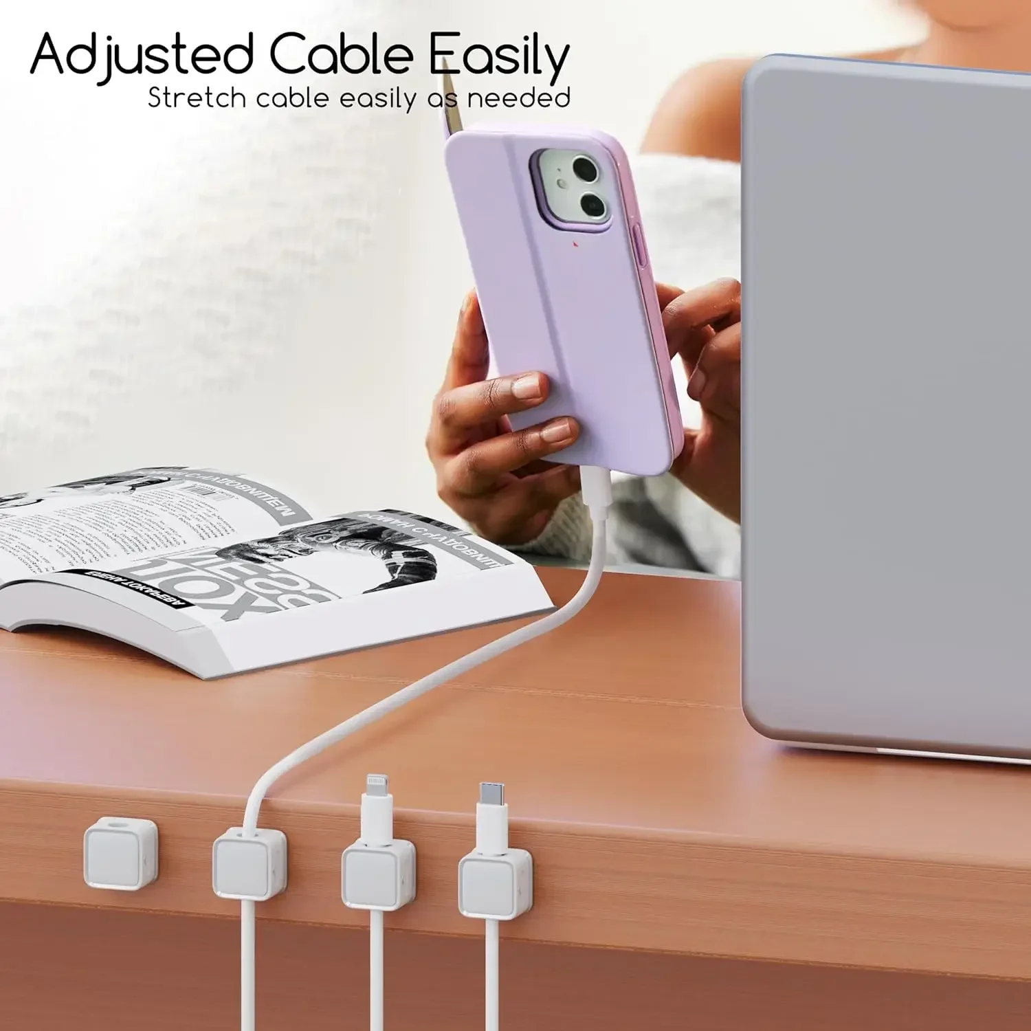 Penyangga Kabel Mini, Pengatur - Desk Organizer ulasan dan harga