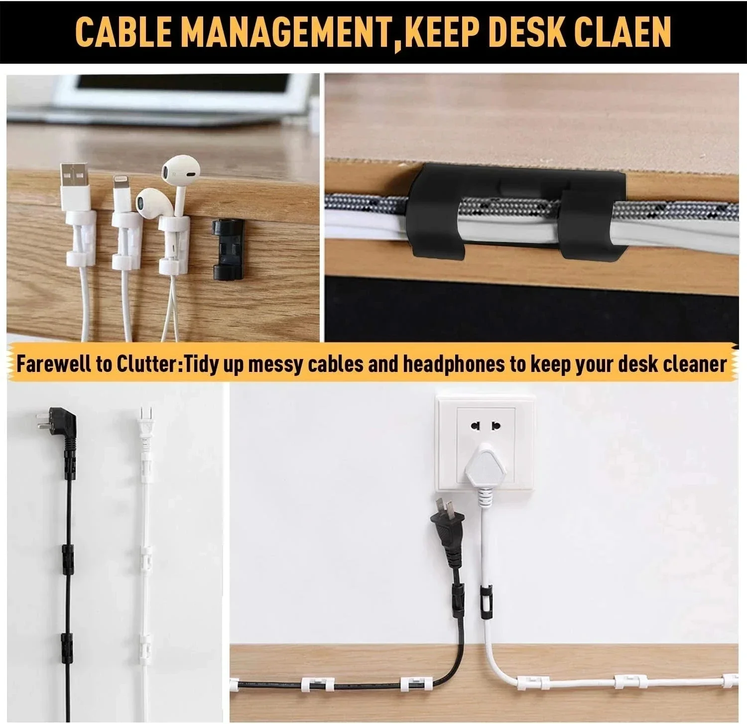 Penjepit Kabel Organizer Penah - Desk Organizer ulasan dan harga